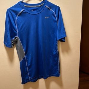 Nike Dri Fit Legacy T Shirt Mens Small Harbor Blue Crew Neck Short Sleeve
